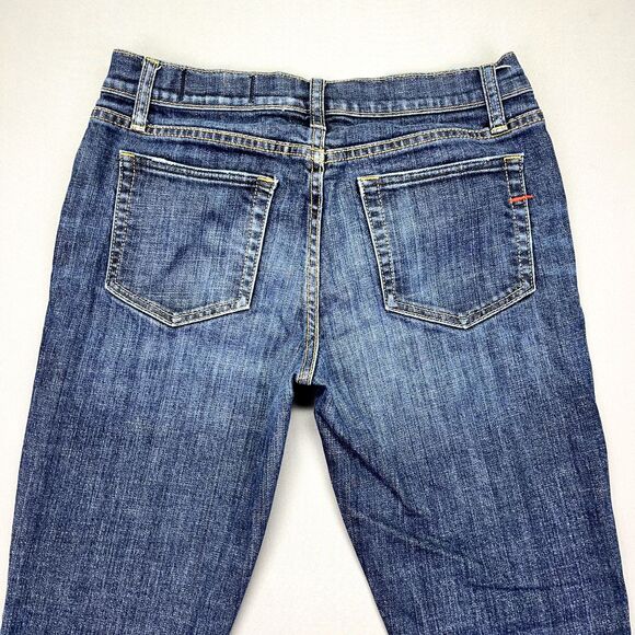 2007 Gap Women's Stretch Blue Dark Wash Bootcut Jeans Size 4A 28x27 - Picture 13 of 16